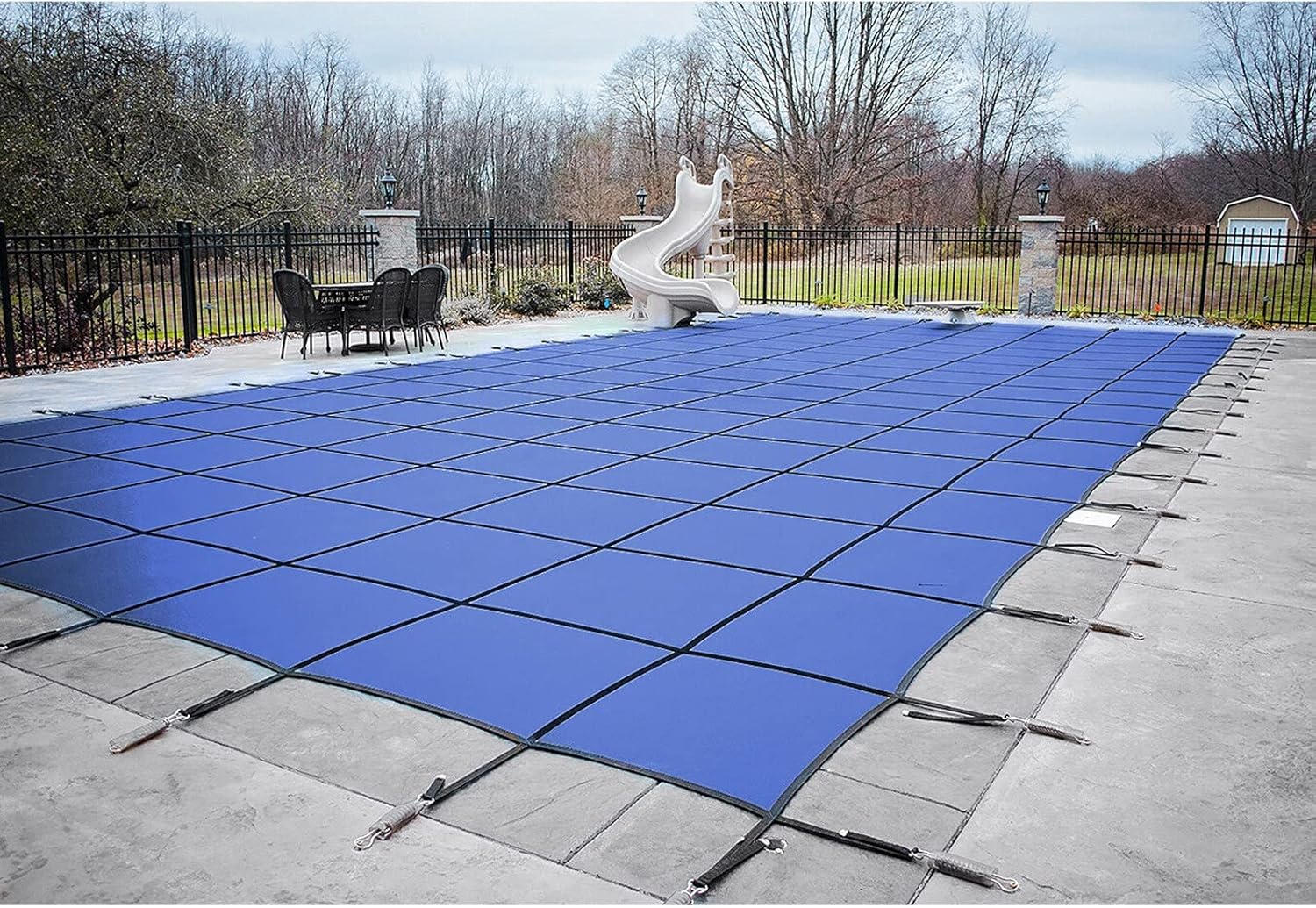 Winter Pool Cover Installation NJ - Pool Winterization Service