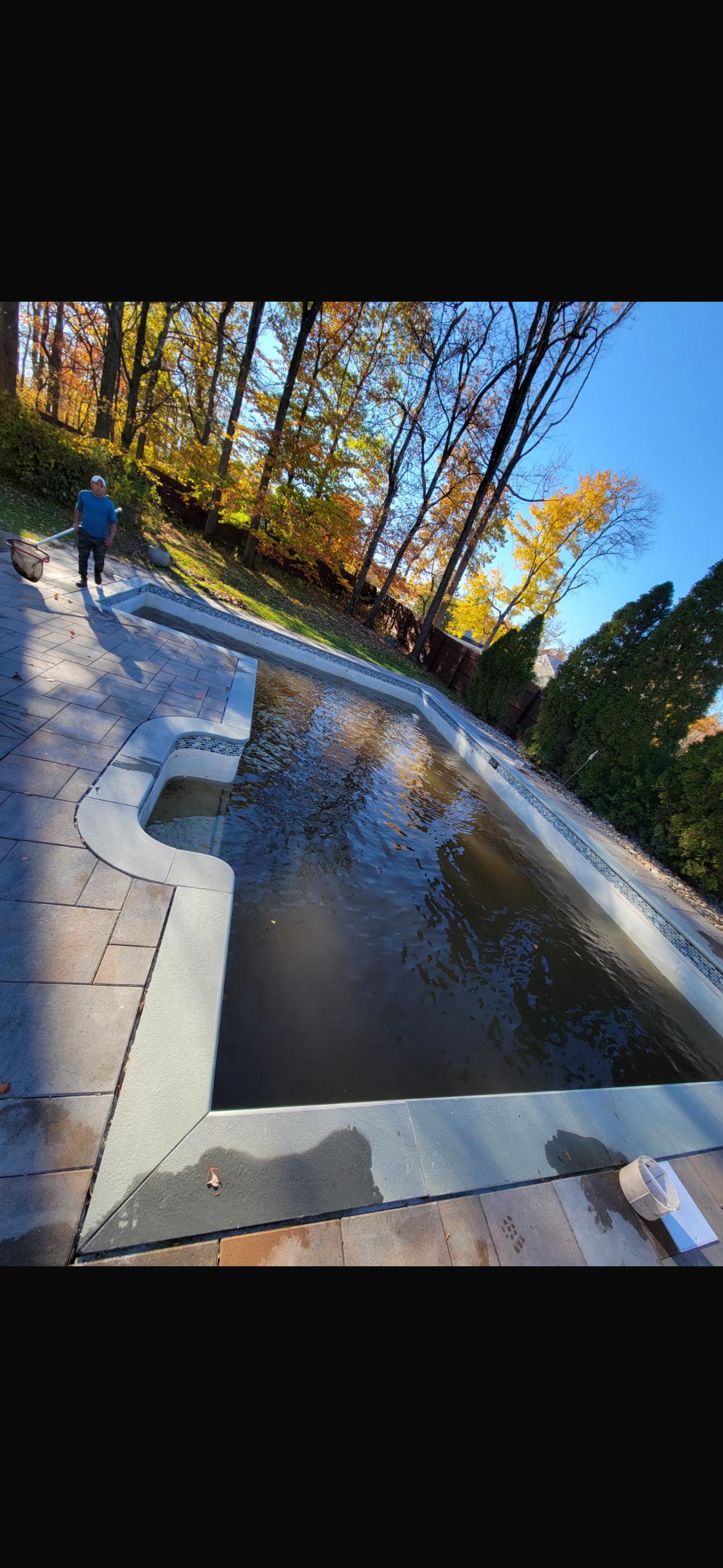 Cloudy Pool Before Cleaning - Pool Service New Jersey